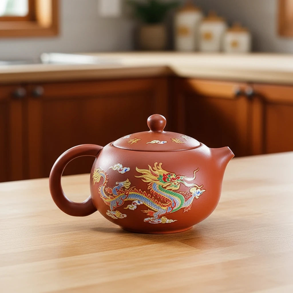 Color Changing Ceramic Teapot,