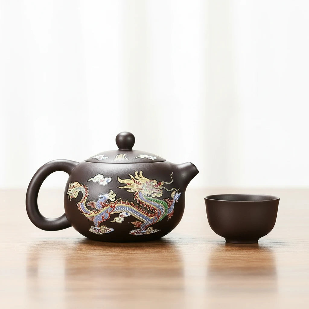 Color Changing Ceramic Teapot,